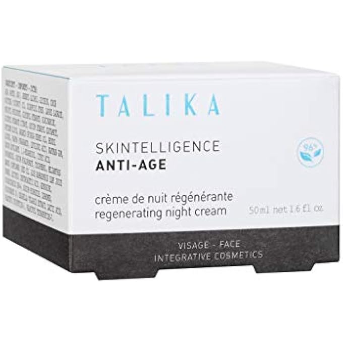 Talika - SKINTELLIGENCE ANTI-AGE REGENERATING NIGHT CREAM ANTI-AGING FACE SKIN CARE FOR FIRM, PROTECTED AND REPLENISHED MOISTURISER ALL TYPES 50 ML CONTAINER - Image 2